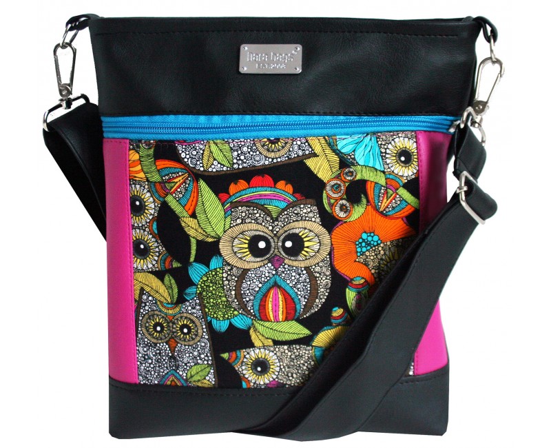 crossbody kabelka se sovou